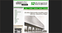 Desktop Screenshot of mueblesaurora.com